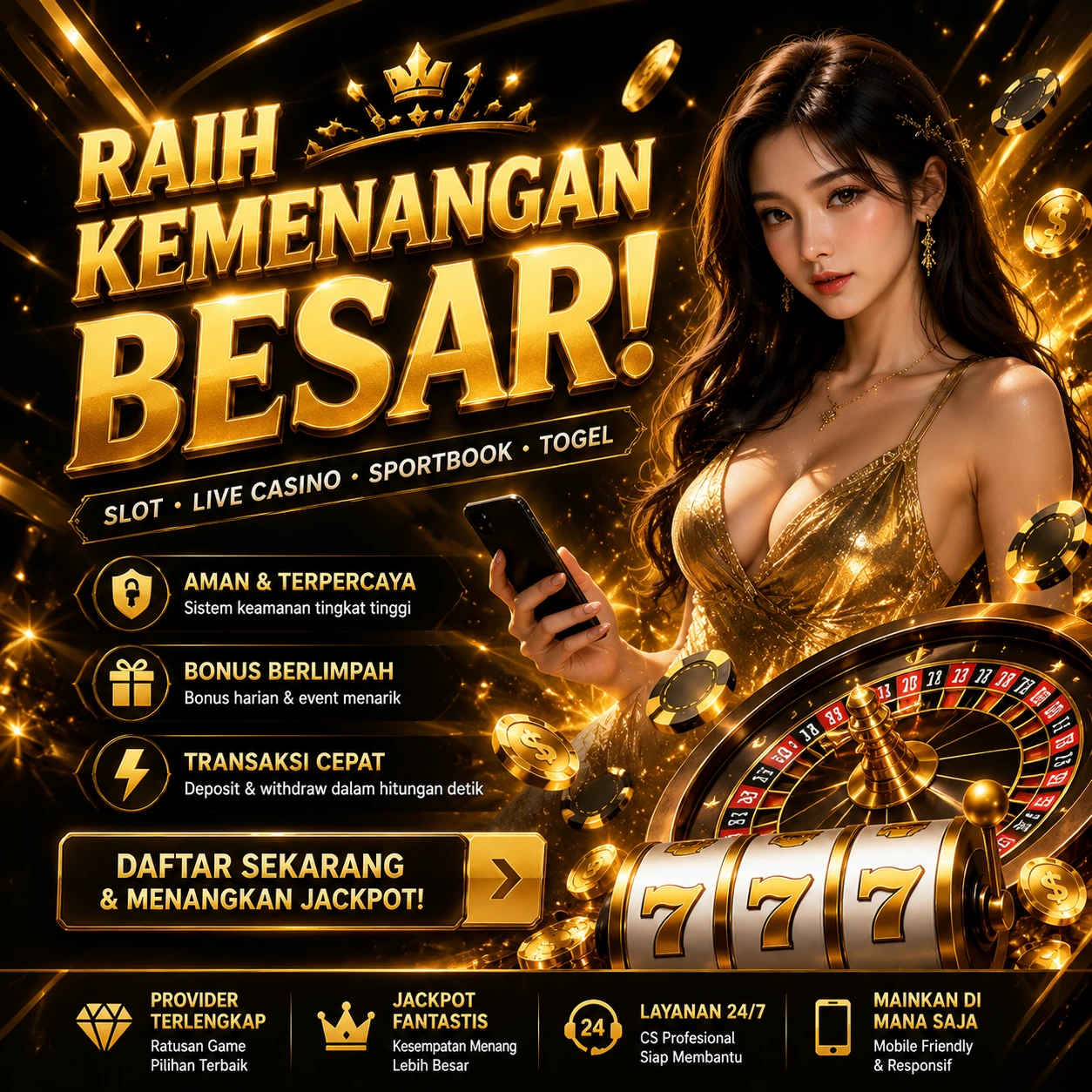 dausbet APK — bantuan 24 jam